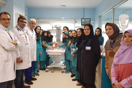 سنگین‌ترین جراحی قلب باز بر روی نوزاد ۱۴۰۰ گرمی در مرکز آموزشی،تحقیقاتی و درمانی قلب و عروق شهید رجایی-عکس از پیام احمدی کاشانی