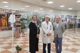 نمایشگاه "رویاهای بافته" خانم فروزان عسگری در سالن نمایشگاه مرکز قلب و عروق شهید رجایی
