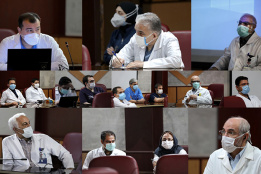 جلسه Heart Team در مرکز قلب و عروق شهید رجایی در تاریخ ۲۴ آذرماه ۱۴۰۰
