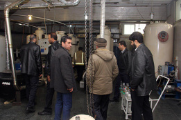 بازدید ایستگاه آتشنشانی ایستگاه 84 از مرکز قلب و عروق شهید رجایی