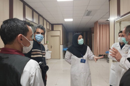 مانور آتش سوزی در MRI بخش تصویربرداری مرکز قلب و عروق شهید رجایی