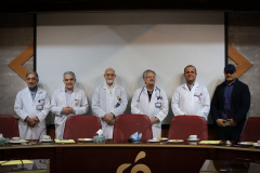 آخرین جلسه مدیران ، مسئولان،سوپروایزرها و سرپرستاران مرکز آموزشی،تحقیقاتی و درمانی قلب و عروق شهید رجایی با هیئت رئیسه مرکز