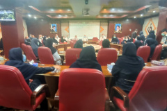 آخرین جلسه مدیران ، مسئولان،سوپروایزرها و سرپرستاران مرکز آموزشی،تحقیقاتی و درمانی قلب و عروق شهید رجایی با هیئت رئیسه مرکز