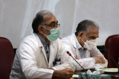 آخرین جلسه مدیران ، مسئولان،سوپروایزرها و سرپرستاران مرکز آموزشی،تحقیقاتی و درمانی قلب و عروق شهید رجایی با هیئت رئیسه مرکز