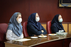 آخرین جلسه مدیران ، مسئولان،سوپروایزرها و سرپرستاران مرکز آموزشی،تحقیقاتی و درمانی قلب و عروق شهید رجایی با هیئت رئیسه مرکز