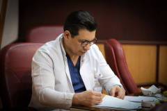 جلسه کمیته مورتالیتی در انستیتو آموزشی،تحقیقاتی و درمانی قلب و عروق شهید رجایی در ۲۰ آذر ماه ۱۴۰۲