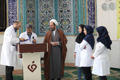 مراسم تجلیل از نفرات برتر مسابقه عید فطر در مسجد انستیتو قلب و عروق شهید رجایی به روایت تصویر