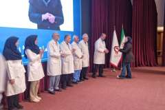 مراسم روز کارمند در انستیتو قلب و عروق شهید رجایی
