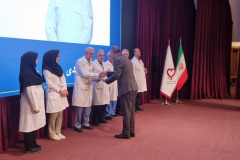 مراسم روز کارمند در انستیتو قلب و عروق شهید رجایی