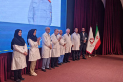 مراسم روز کارمند در انستیتو قلب و عروق شهید رجایی