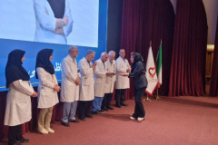 مراسم روز کارمند در انستیتو قلب و عروق شهید رجایی