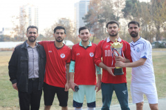 تیم خدمات جام قهرمانی لیگ فوتبال کارکنان انستیتو قلب و عروق شهید رجایی را از آن خود کرد