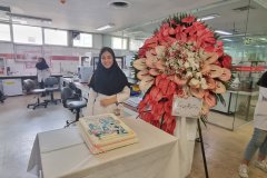 گزارش تصویری جشن روز آزمایشگاه و آزمایشگاهیان در انستیتو قلب و عروق شهید رجایی با حضور رئیس ، معاون توسعه و معاون درمان