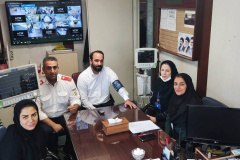 برگزاری غربالگری فشار خون همکاران حفاظت فیزیکی انستیتو قلب و عروق شهید رجایی