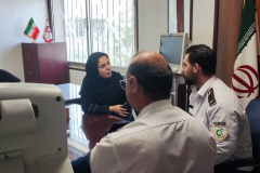 برگزاری غربالگری فشار خون همکاران حفاظت فیزیکی انستیتو قلب و عروق شهید رجایی