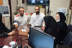 برگزاری غربالگری فشار خون همکاران حفاظت فیزیکی انستیتو قلب و عروق شهید رجایی