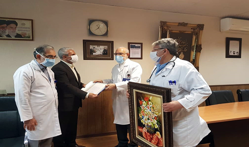 تقدیر هیئت رئیسه مرکز در خصوص بازنشستگی همکار گرامی جناب آقای فریدون محمودی